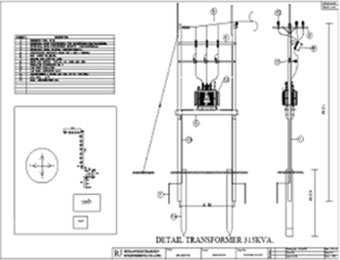 บริการออกแบบระบบงานไฟฟ้า (AUTOCAD)
